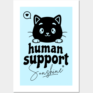 Human support sunshine Posters and Art